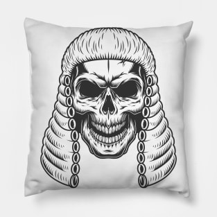 judge SKULL Pillow