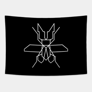 Trendy one line geometric design of insect bug Tapestry