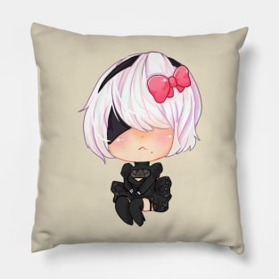 Chibi 2b nier automata Pillow