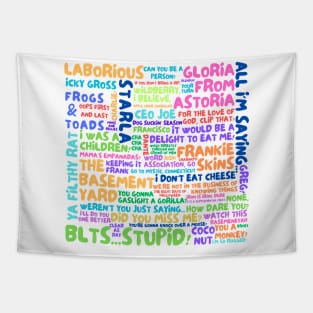 The Basement Yard Podcast Quotes - Multicolor T-Shirt - Updated Design Tapestry