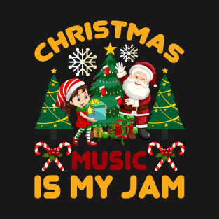 Christmas Music Funny Ugly Xmas Ugly Christmas T-Shirt