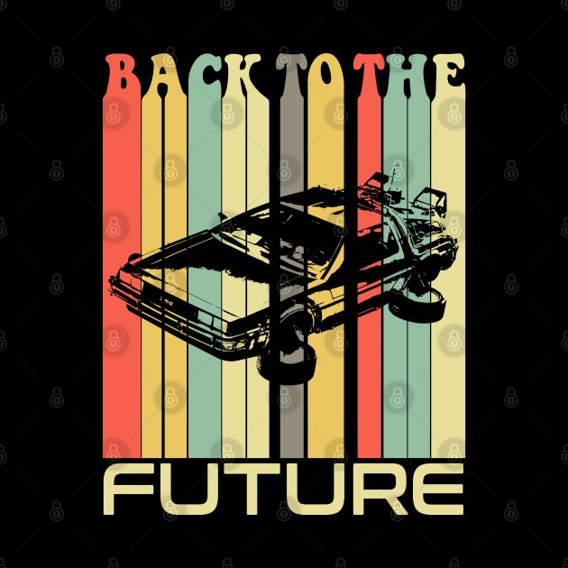 BACK TO THE FUTURE - Retro Surf style stripes by ROBZILLANYC