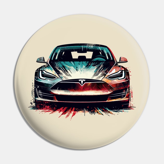 Tesla Model S Pin by Vehicles-Art