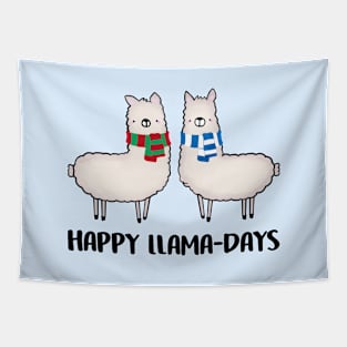 Happy Llama-Days Tapestry