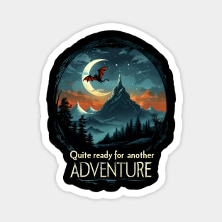 Quite Ready for Another Adventure - Dragon and Lonely Mountain - Fantasy Magnet