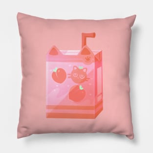 Peach Catto Milk Pillow