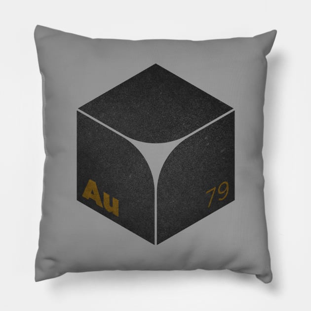 ELEMENT GOLD Pillow by azified