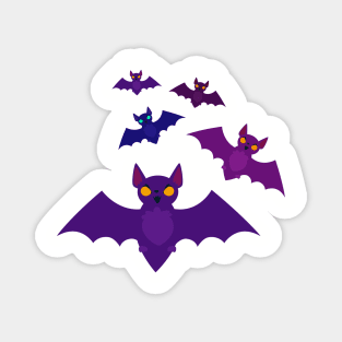 Halloween Black Bats Magnet