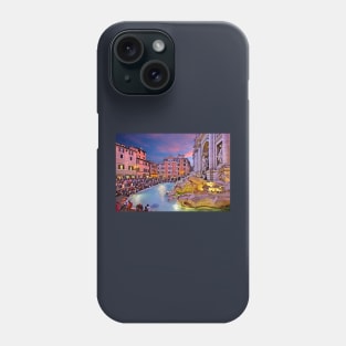 Fontana di Trevi - Rome Phone Case