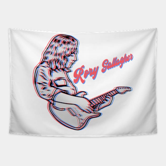 Rory Gallagher Tapestry by BlockersPixel