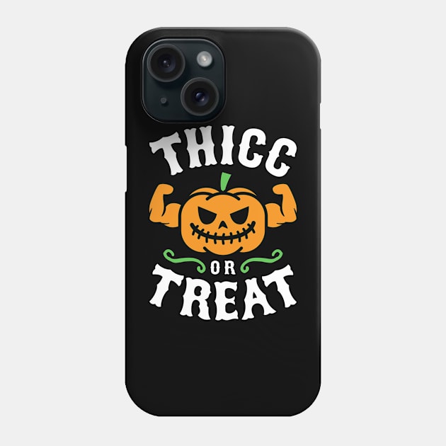 Thicc Or Treat Phone Case by brogressproject