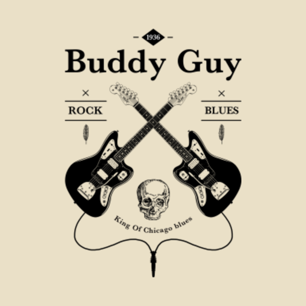 Discover Buddy Guy Stratocaster Logo - Buddy Guy - T-Shirt