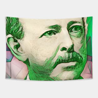 Horatio Alger Green Portrait | Horatio Alger Artwork 7 Tapestry