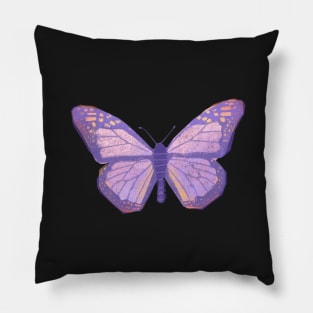 Purple Butterly Sticker Pillow