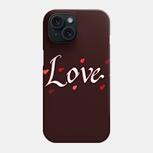 Lettering Love Phone Case