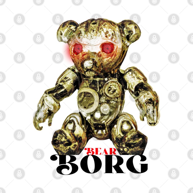 Bear Borg (Gold Cyborg Teddy Bear)) by All Aces