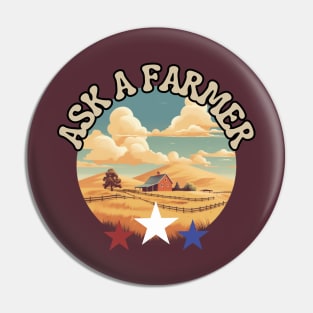 Ask a Farmer, village life, american farm, american stars, gift present ideas Pin