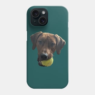 Rhodesian Ridgeback at Play Phone Case