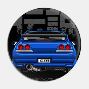 Monster Skyline GTR R33 (Paradise Blue) Pin