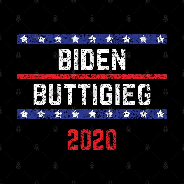 Joe Biden 2020 and Pete Buttigieg on the One Ticket. Biden Buttigieg 2020 Vintage Distressed by YourGoods