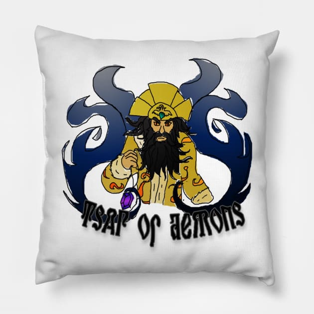 Ivar the Tsar of Demons Pillow by Gege16