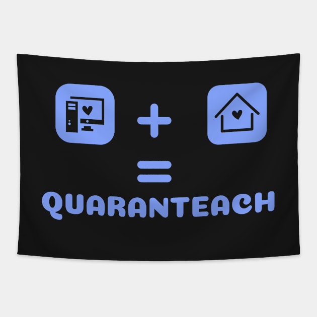 Quaranteach For Boys | Virtual Teacher Gift | 2020 Quarantine Tapestry by WassilArt