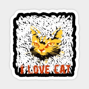 Love for cats Magnet