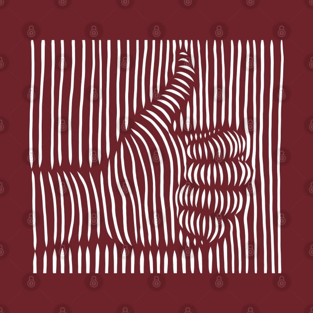 Thumps Up - Cool Striped Design Artwork by Artistic muss