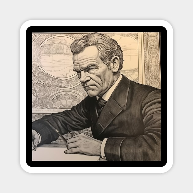 Andrew Johnson leader Magnet by ComicsFactory