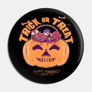 HAPPY HALLOWEEN - PUMPKIN CANDY Pin