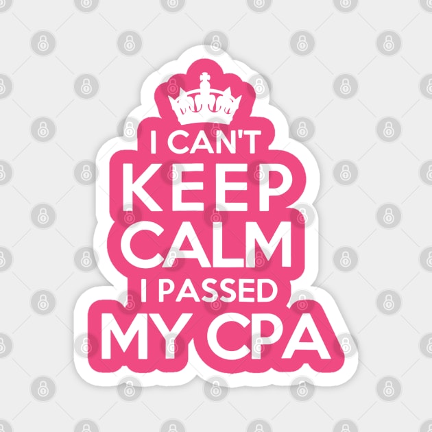 CPA Accountant Magnet by luckyboystudio