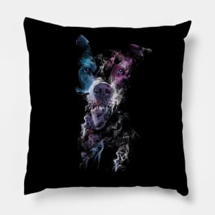 Staffie in the Smoke // Bilcos Designs T-Shirt Pillow