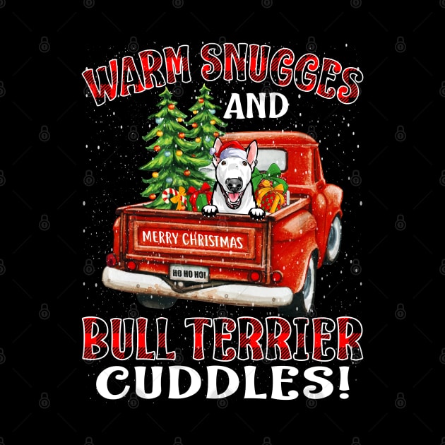 Warm Snuggles And Bull Terrier Cuddles Ugly Christmas Sweater by intelus