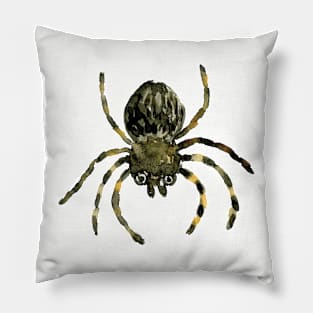 Watercolor Cute Spider Pillow