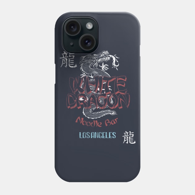 White Dragon Noodle Bar, distressed from Blade Runner Phone Case by hauntedjack