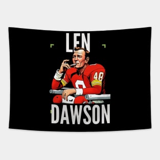 Len Dawson Halftime smoke cigarettes , Kansas city chiefs Tapestry