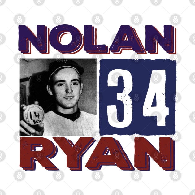 Vintage Young Nolan Ryan by MManoban