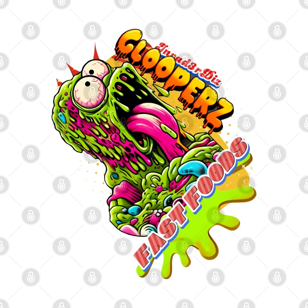 Glooper Fast Food "Homer" Sludge monster by Invad3rDiz