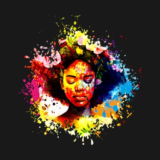 African woman watercolor T-Shirt