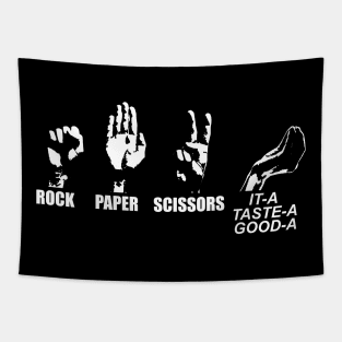 ROCK PAPER SCISSORS ITALIAN 3 Tapestry