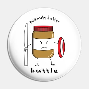 Peanut Butter Battle Pin