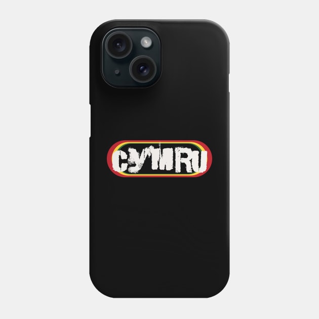 Cymru, authentic official Welsh supporter Phone Case by Teessential