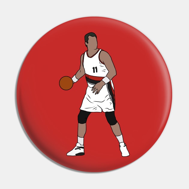 Arvydas Sabonis Portland Pin by rattraptees