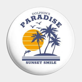 Dolphin's paradise - Sunset Smile Pin