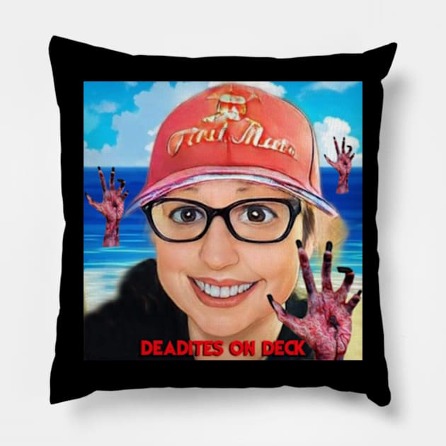 Dana on Deck Pillow by Dana on Deck