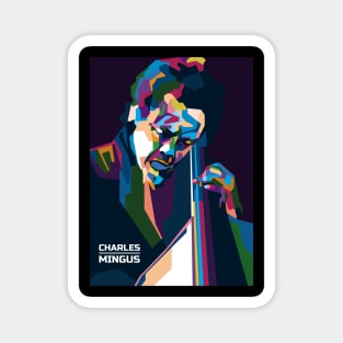 Popart Charles Mingus in WPAP Magnet