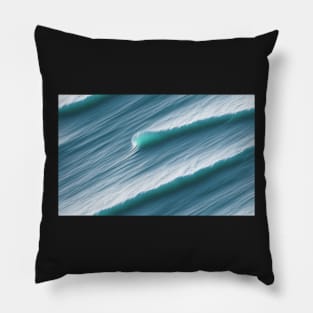 Seamless Swirling Worlds VII Pillow