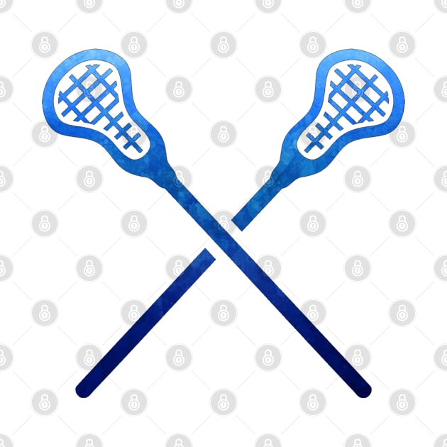 Lacrosse Stick Dark Blue by hcohen2000