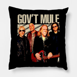 Rocking the Mule Iconic Gov't Fanatic Jam Sessions Design Pillow