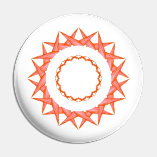 Red sun Pin